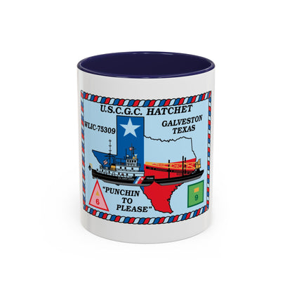 USCGC Hatchet WLIC 75309 (U.S. Coast Guard) Accent Coffee Mug