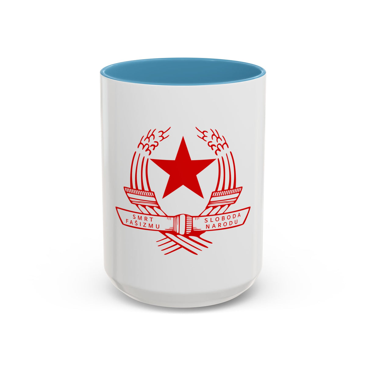 Emblem of the State Anti-fascist Council for the National Liberation of Croatia - Accent Coffee Mug