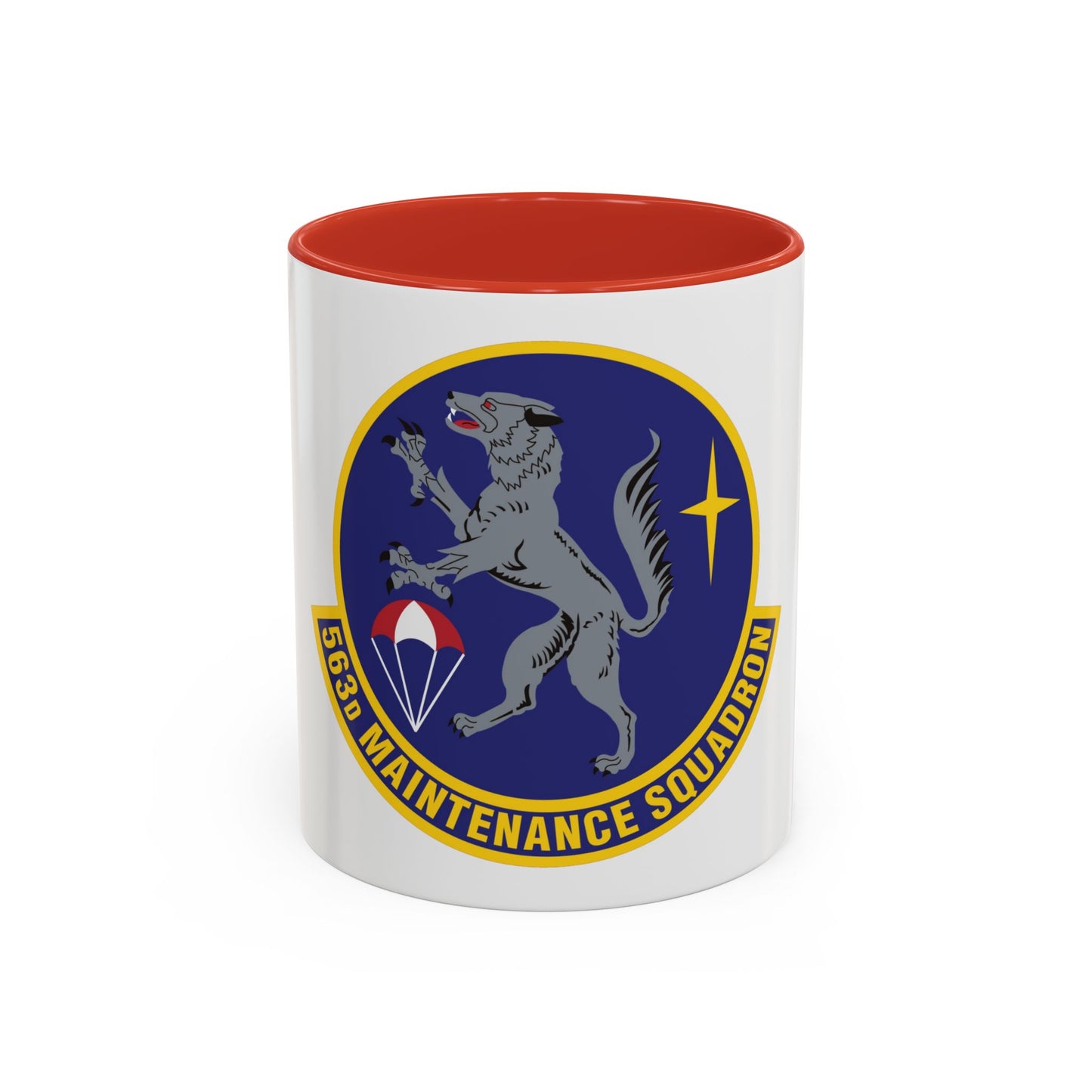 563d Maintenance Squadron (U.S. Air Force) Accent Coffee Mug