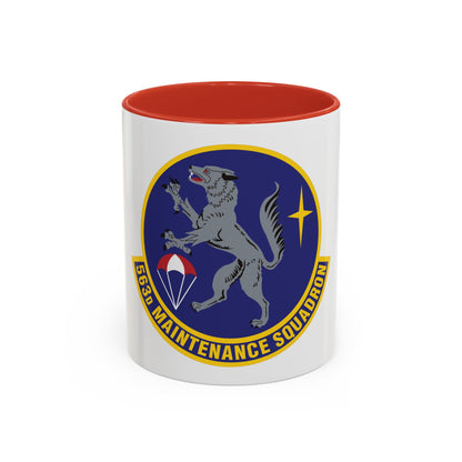 563d Maintenance Squadron (U.S. Air Force) Accent Coffee Mug