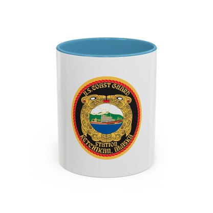 USCGS Ketchikan (U.S. Coast Guard) Accent Coffee Mug