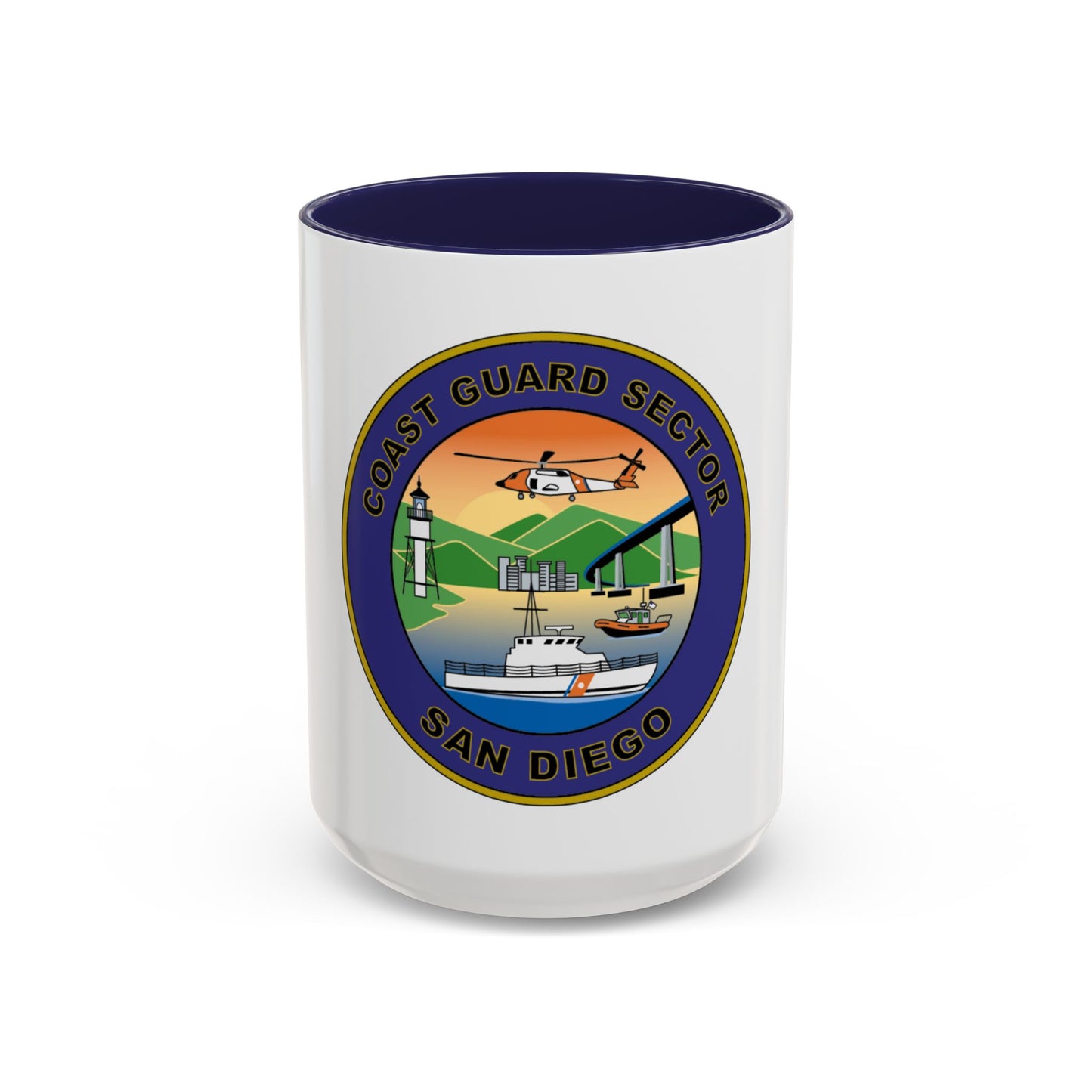 USCG Sector San Diego NEW 07 (U.S. Coast Guard) Accent Coffee Mug
