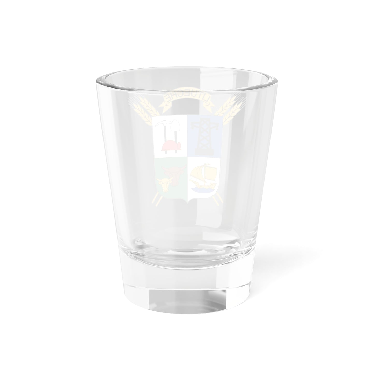 Escudo de Litueche (Chile) (Coat of Arms) Shot Glass 1.5oz