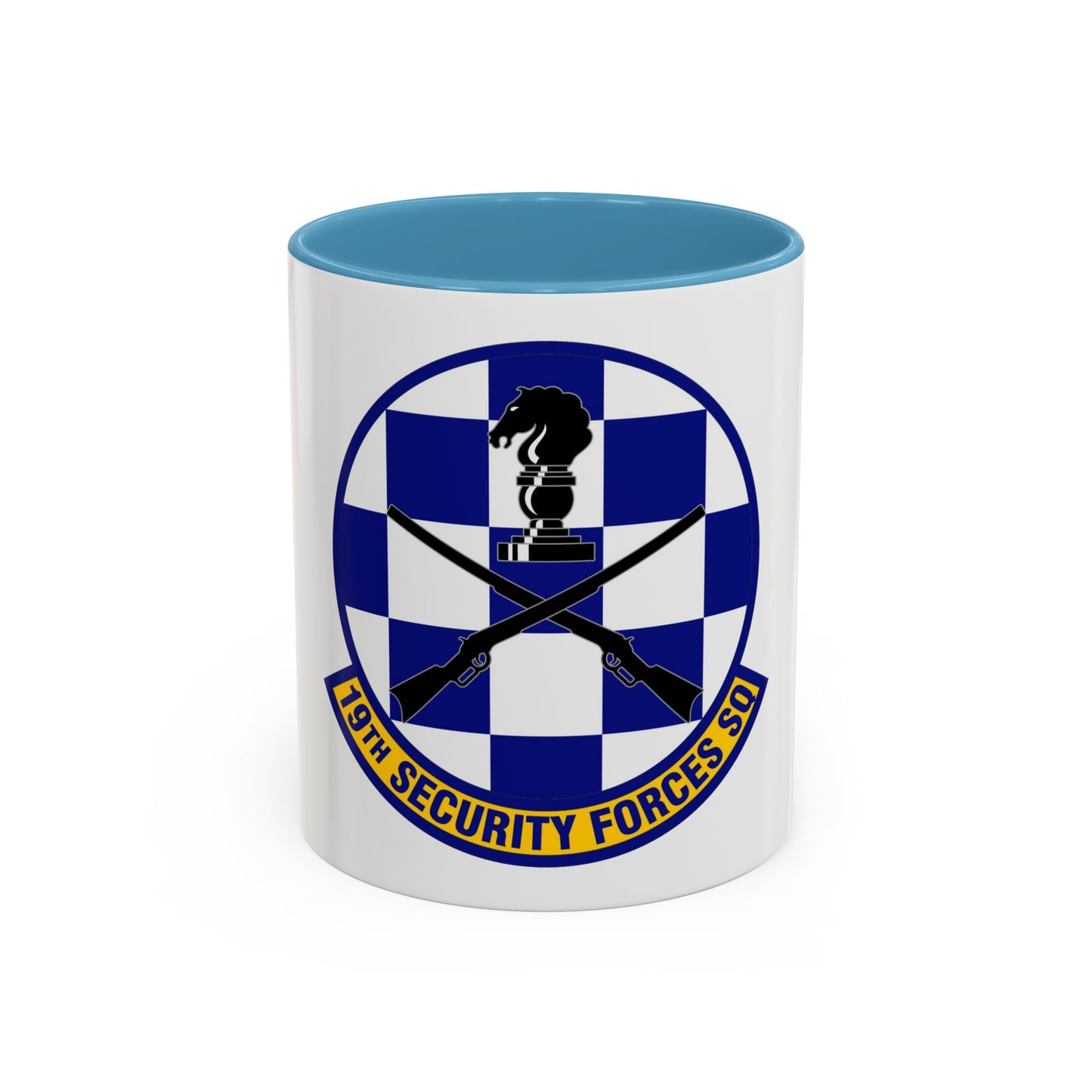 19 Security Forces Squadron AMC (U.S. Air Force) Accent Coffee Mug