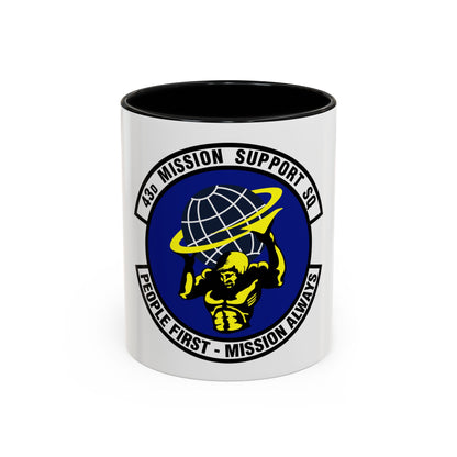 43d Mission Support Squadron (U.S. Air Force) Accent Coffee Mug