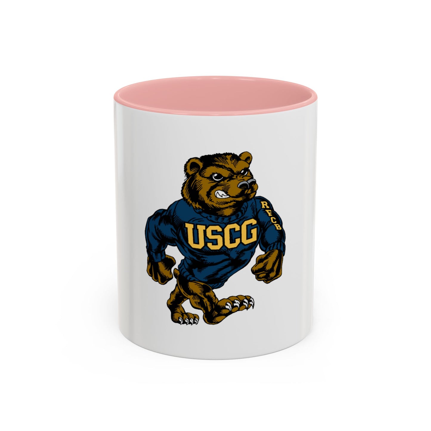USCG Bear (U.S. Coast Guard) Accent Coffee Mug