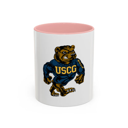 USCG Bear (U.S. Coast Guard) Accent Coffee Mug