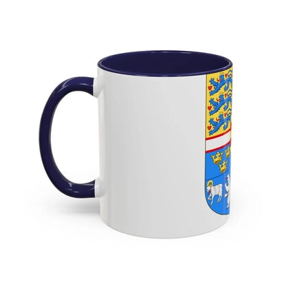 Royal arms of Denmark - Accent Coffee Mug-Go Mug Yourself