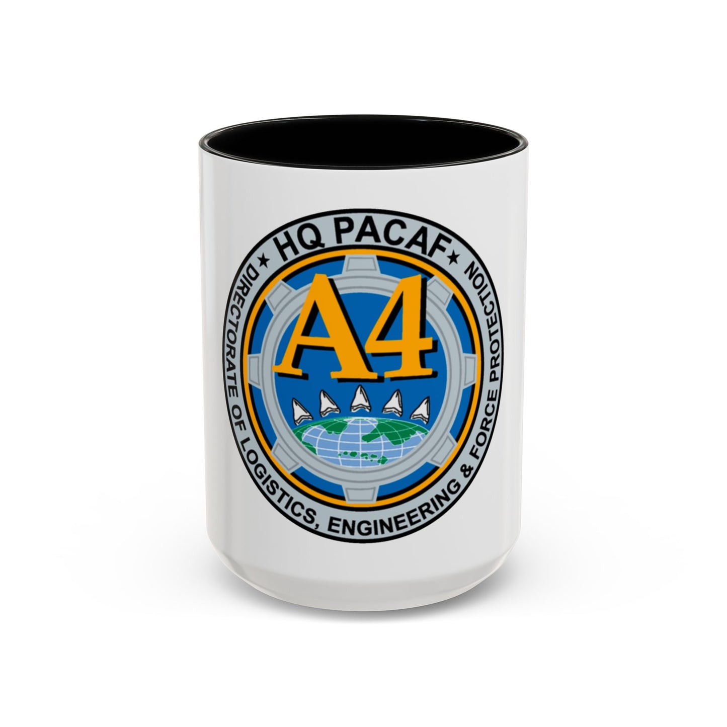 HQ PACAF A4 (U.S. Air Force) Accent Coffee Mug