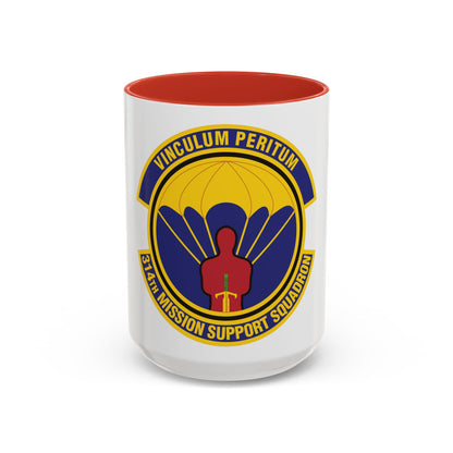 314th Mission Support Squadron (U.S. Air Force) Accent Coffee Mug