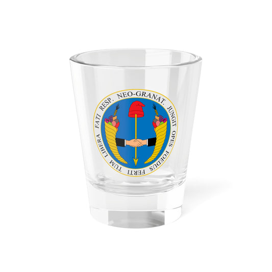 Coat of arms of United Provinces of New Granada - Shot Glass 1.5oz