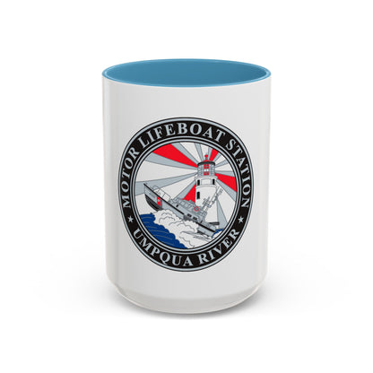 MLSTA Umpqua River (U.S. Coast Guard) Accent Coffee Mug