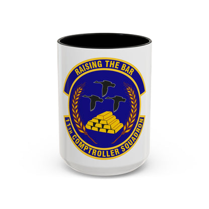 11th Comptroller Squadron (U.S. Air Force) Accent Coffee Mug