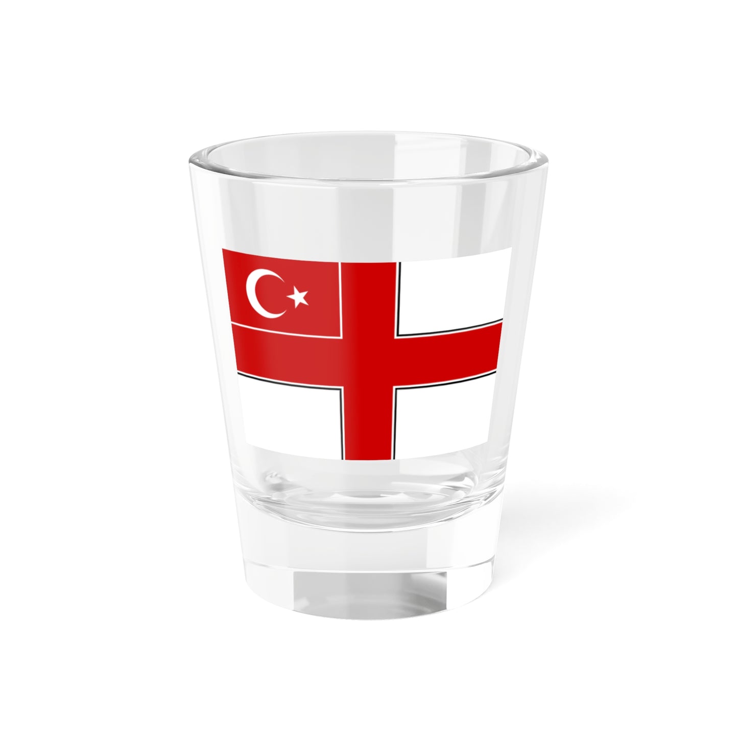 Turkish Orthodox flag (Turkey) Shot Glass 1.5oz