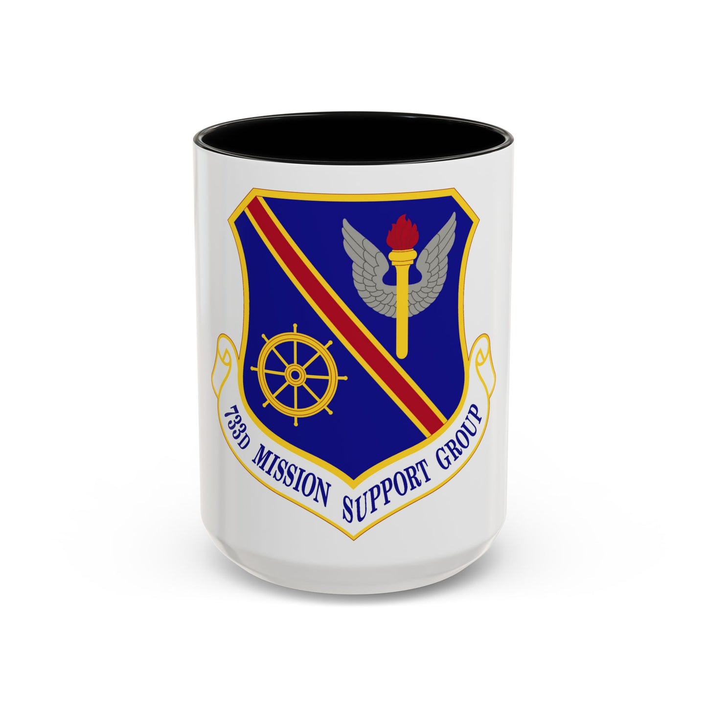 733d Mission Support Group (U.S. Air Force) Accent Coffee Mug