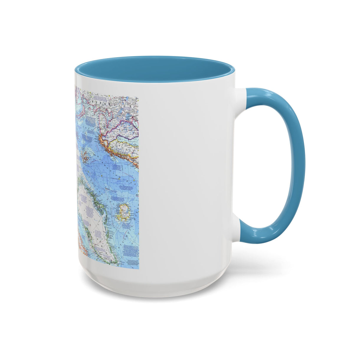 Arctic Ocean (1971) (Map) Accent Coffee Mug