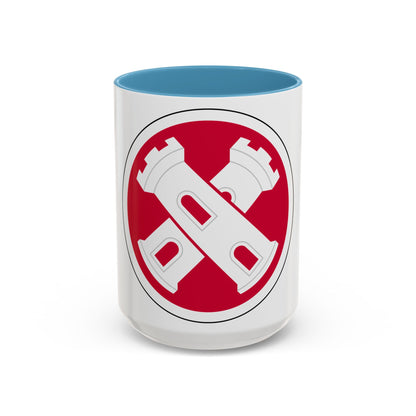 16th Engineer Brigade SSI (U.S. Army) Accent Coffee Mug