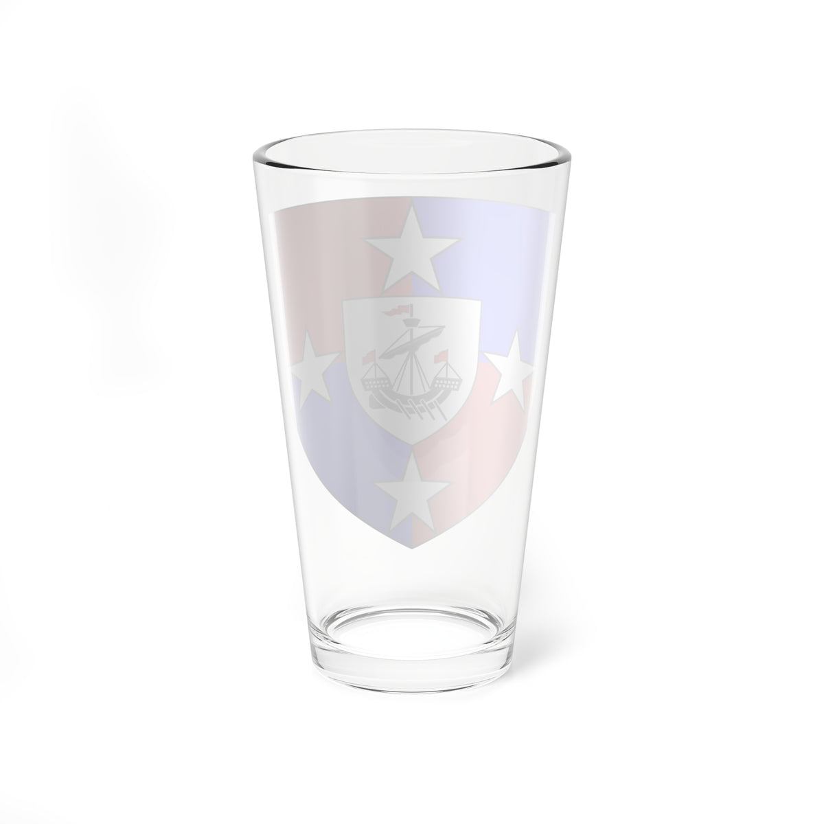 Heraldry Society of New Zealand Arms (New Zealand) (Coat of Arms) Pint Glass 16oz