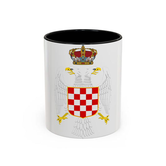 Greater coat of arms of the Banate of Croatia - Accent Coffee Mug