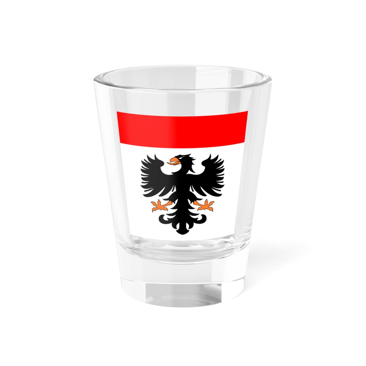 CHE Aarau Flag var (Switzerland) Shot Glass 1.5oz