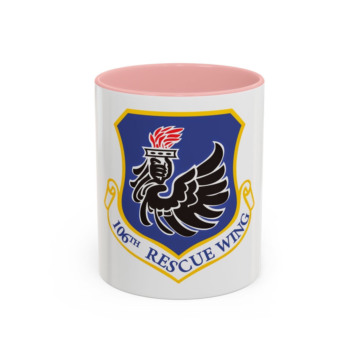 106th Rescue Wing logo 2 (U.S. Air Force) Accent Coffee Mug