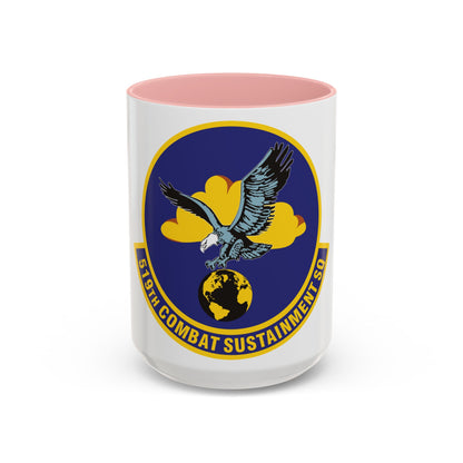 519th Combat Sustainment Squadron (U.S. Air Force) Accent Coffee Mug