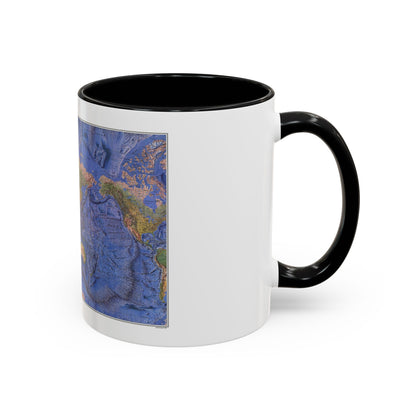 World Ocean Floor (1981) (Map) Accent Coffee Mug