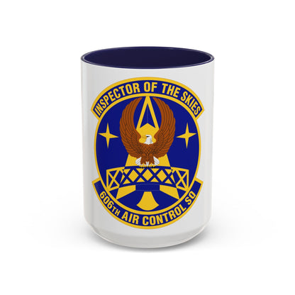 606th Air Control Squadron (U.S. Air Force) Accent Coffee Mug