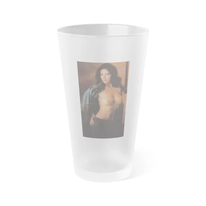 Lynda Carter #267 - Topless (Vintage Female Icon) Frosted Pint 16oz-16oz-Frosted-Go Mug Yourself