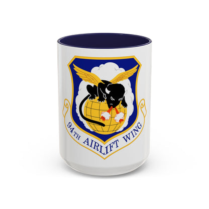 94th Airlift Wing (U.S. Air Force) Accent Coffee Mug