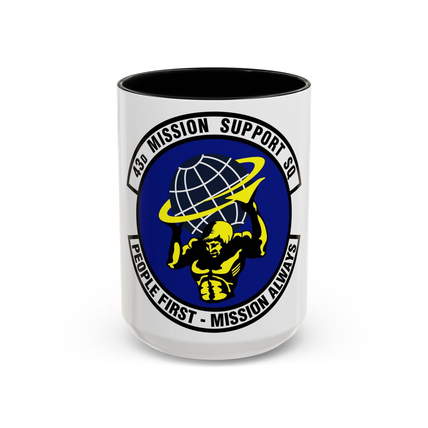 43d Mission Support Squadron (U.S. Air Force) Accent Coffee Mug