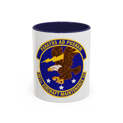 461st Aircraft Maintenance Squadron (U.S. Air Force) Accent Coffee Mug