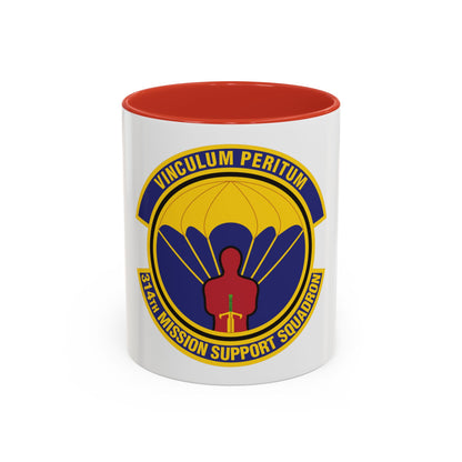 314th Mission Support Squadron (U.S. Air Force) Accent Coffee Mug