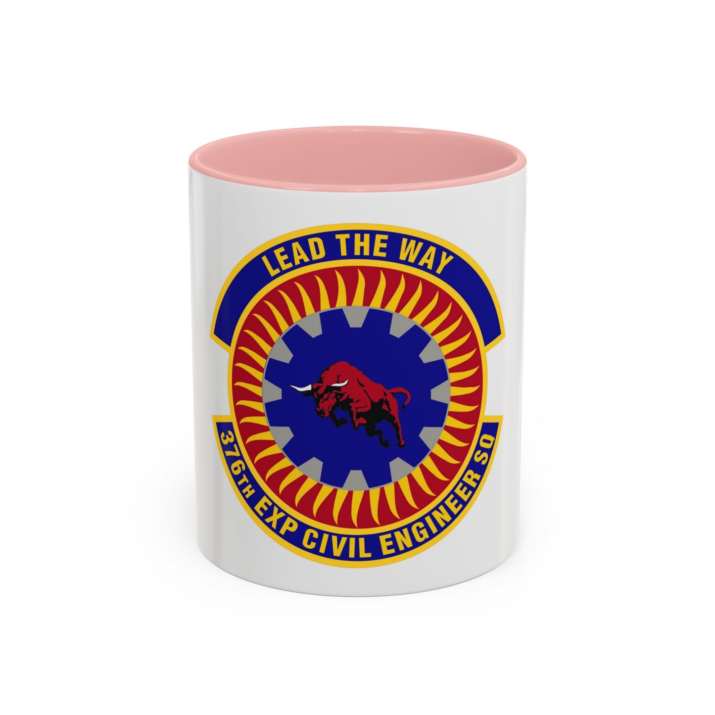 376th Expeditionary Civil Engineer Squadron (U.S. Air Force) Accent Coffee Mug