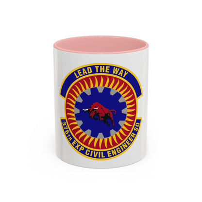 376th Expeditionary Civil Engineer Squadron (U.S. Air Force) Accent Coffee Mug