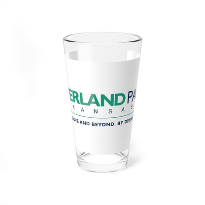 Flag of Overland Park Kansas (United States) Pint Glass 16oz