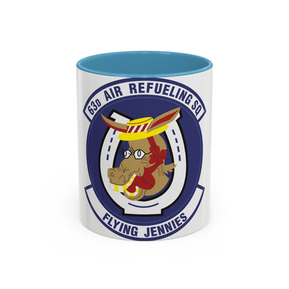 63d Air Refueling Squadron (U.S. Air Force) Accent Coffee Mug