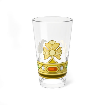 Corona normale di marchese italiano (Italy) (Coat of Arms) Pint Glass 16oz