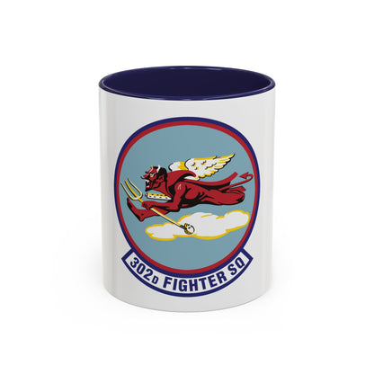 302d Fighter Squadron (U.S. Air Force) Accent Coffee Mug