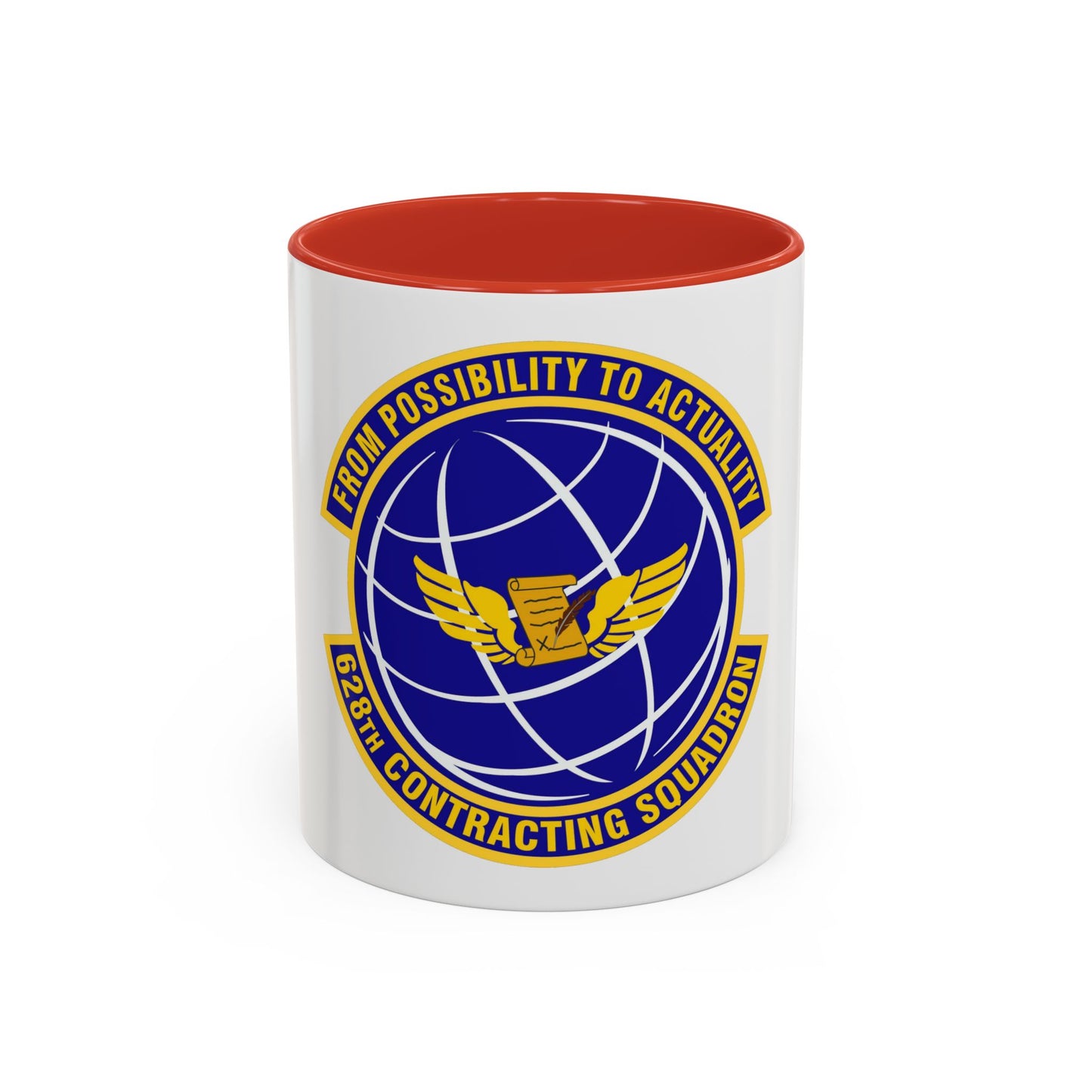 628th Contracting Squadron (U.S. Air Force) Accent Coffee Mug