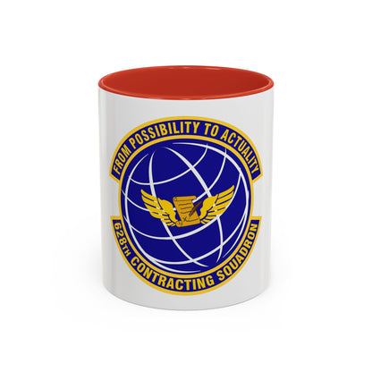 628th Contracting Squadron (U.S. Air Force) Accent Coffee Mug