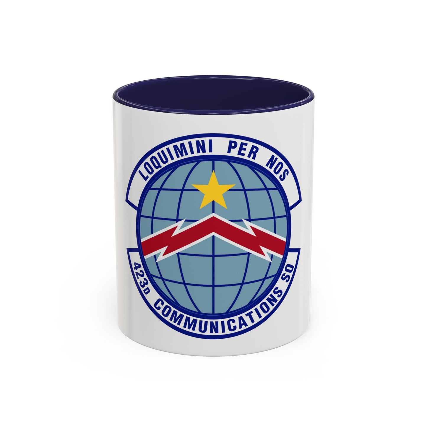423d Communications Squadron (U.S. Air Force) Accent Coffee Mug