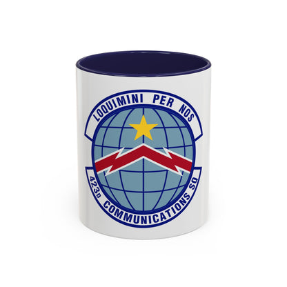 423d Communications Squadron (U.S. Air Force) Accent Coffee Mug