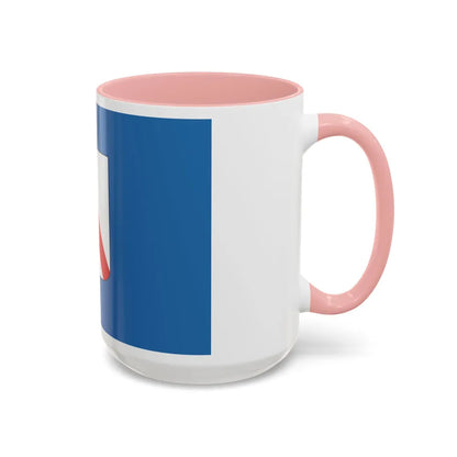 Flag of Campania Italy - Accent Coffee Mug-Go Mug Yourself