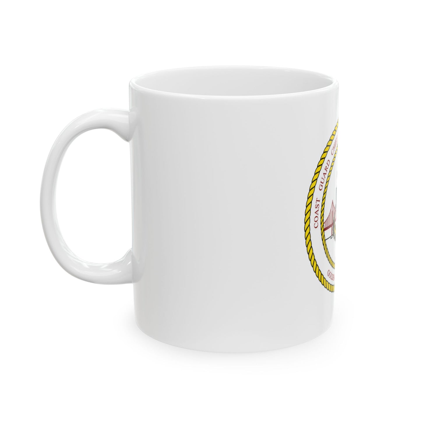 CG CPOA Golden Gate Chapter (U.S. Coast Guard) White Coffee Mug