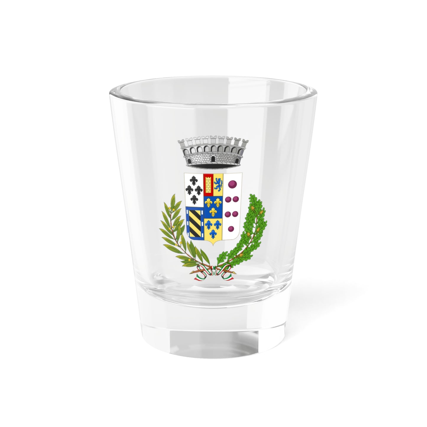 Ficarra-Stemma (Italy) (Coat of Arms) Shot Glass 1.5oz
