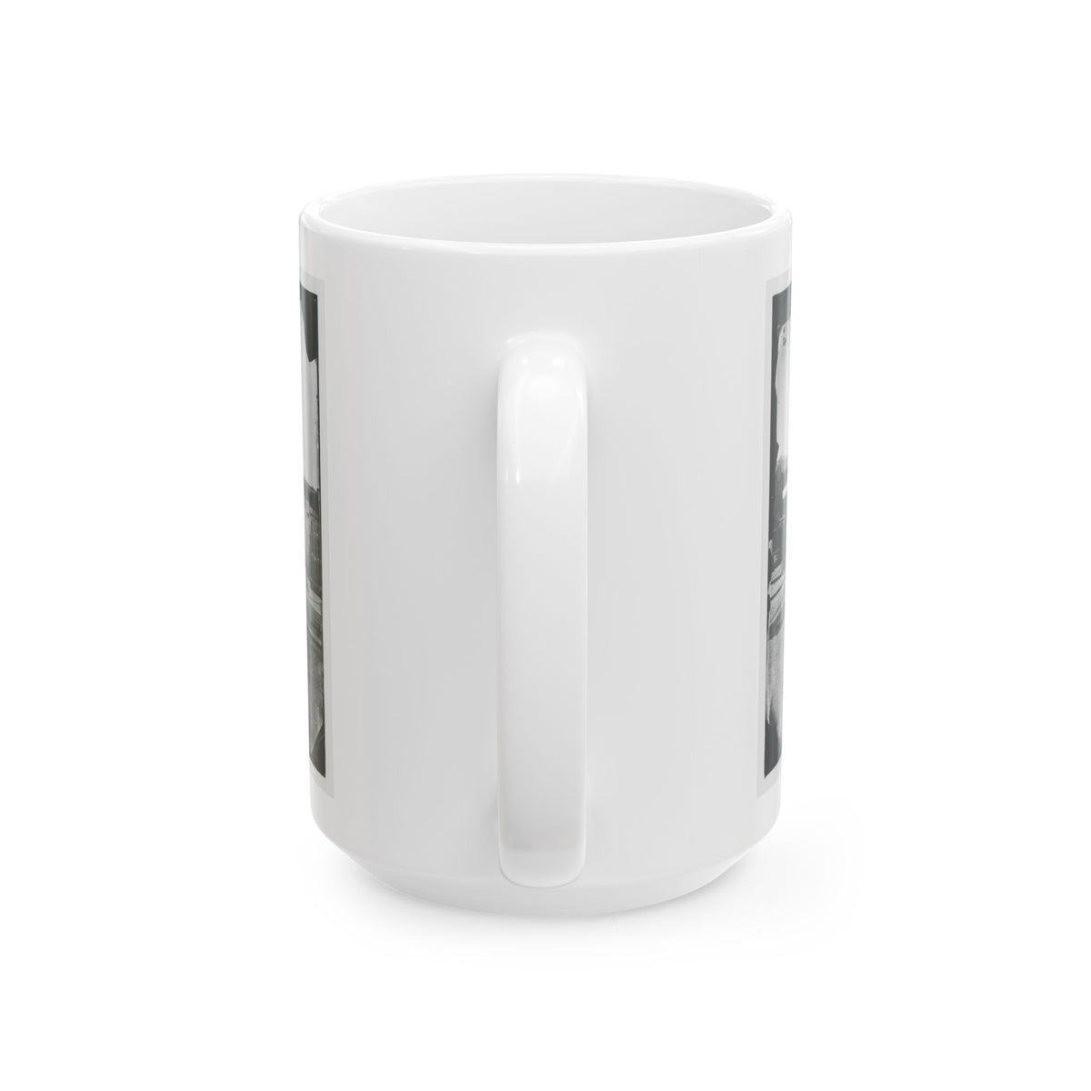 Alexandria, Virginia (Vicinity). 200 Pdr. Parrott Rifle Gun In Battery Rodgers (U.S. Civil War) White Coffee Mug