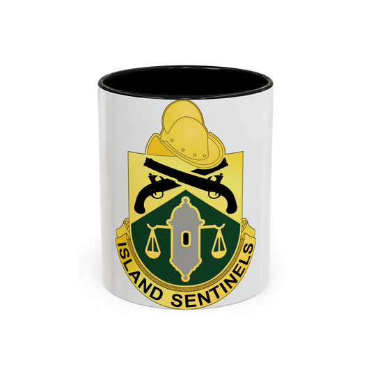 124 Military Police Battalion (U.S. Army) Accent Coffee Mug