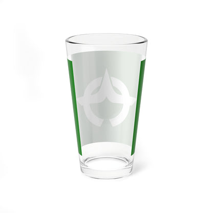Flag of Sawauchi Iwate 1957-2005 (Japan) Pint Glass 16oz