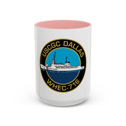 USCGC Dallas WHEC 716 2 (U.S. Coast Guard) Accent Coffee Mug